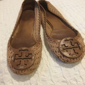Tory Burch crochet flats